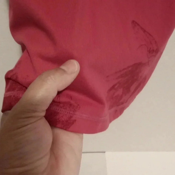 Lululemon pink floral back pocket sweetheart neck size 6 women - Picture 5 of 6